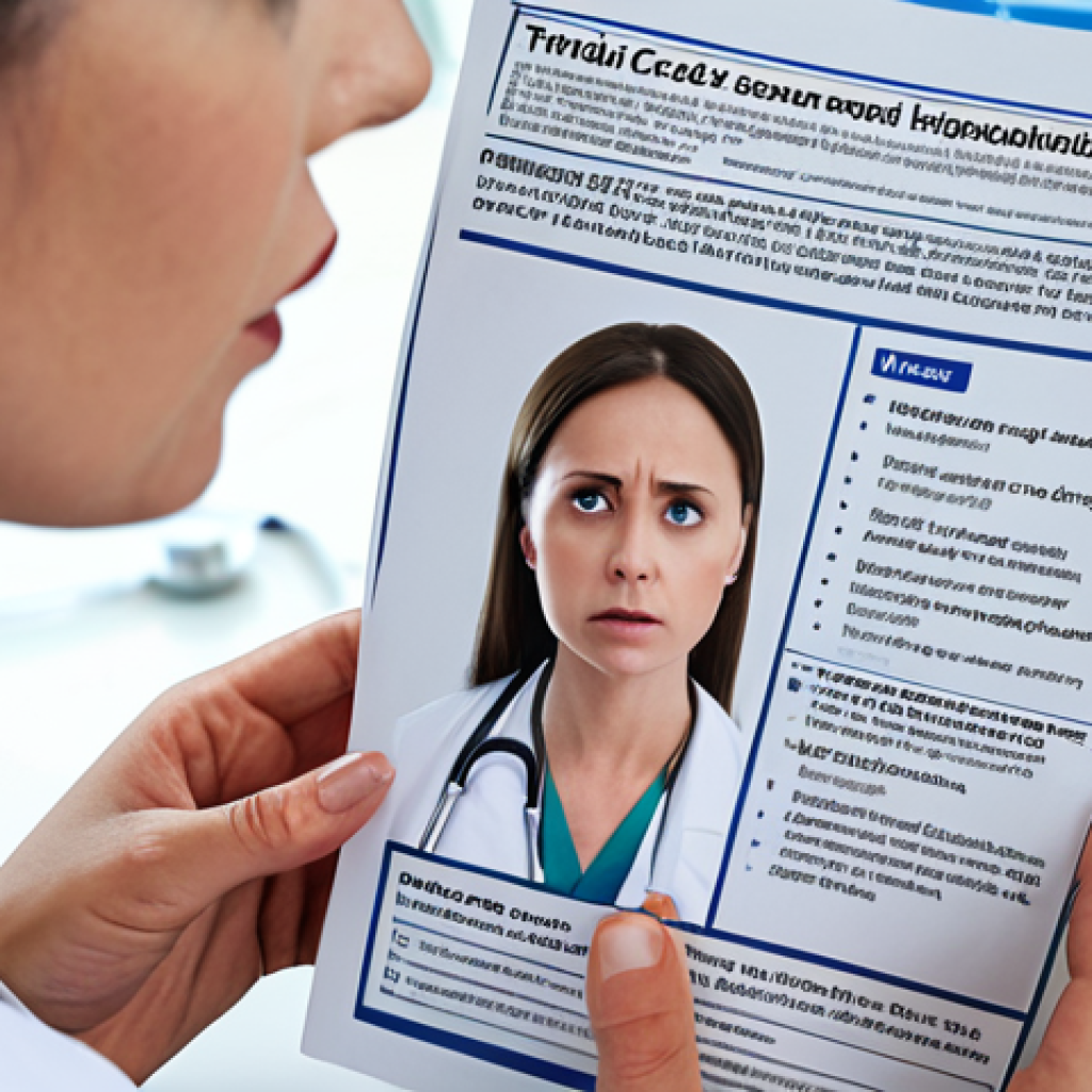 **

Prompt:  "Woman looking concerned at a medical bill next to a brochure about thyroid scans.  Focus on the high cost of healthcare, with a hospital or clinic blurred in the background.  Emphasis on financial anxiety related to medical tests."

**