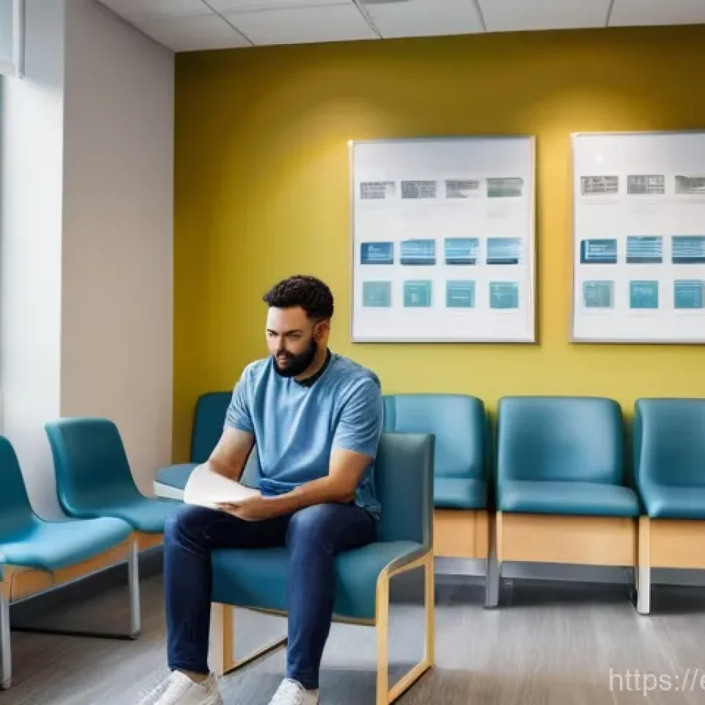 척추 CT 스캔 비용 - **Prompt 1: Patient in a Modern Medical Clinic Waiting Area**
"A diverse adult, around 30-50 yea...