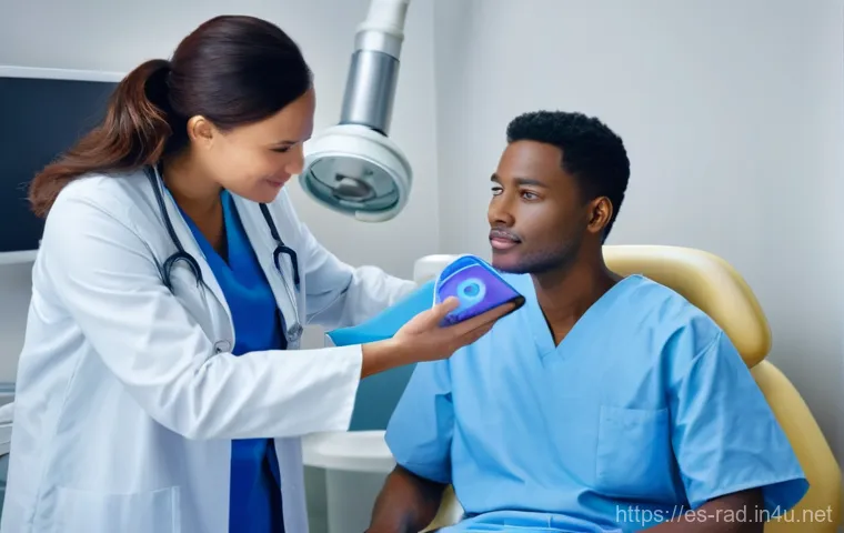 CT 검사와 방사선 노출 위험 비교 - **Prompt 2: AI-Enhanced Low-Dose CT Imaging**
"A futuristic, brightly lit medical facility featu... CT 검사와 방사선 노출 위험 비교 - **Prompt 2: AI-Enhanced Low-Dose CT Imaging**
"A futuristic, brightly lit medical facility featu...